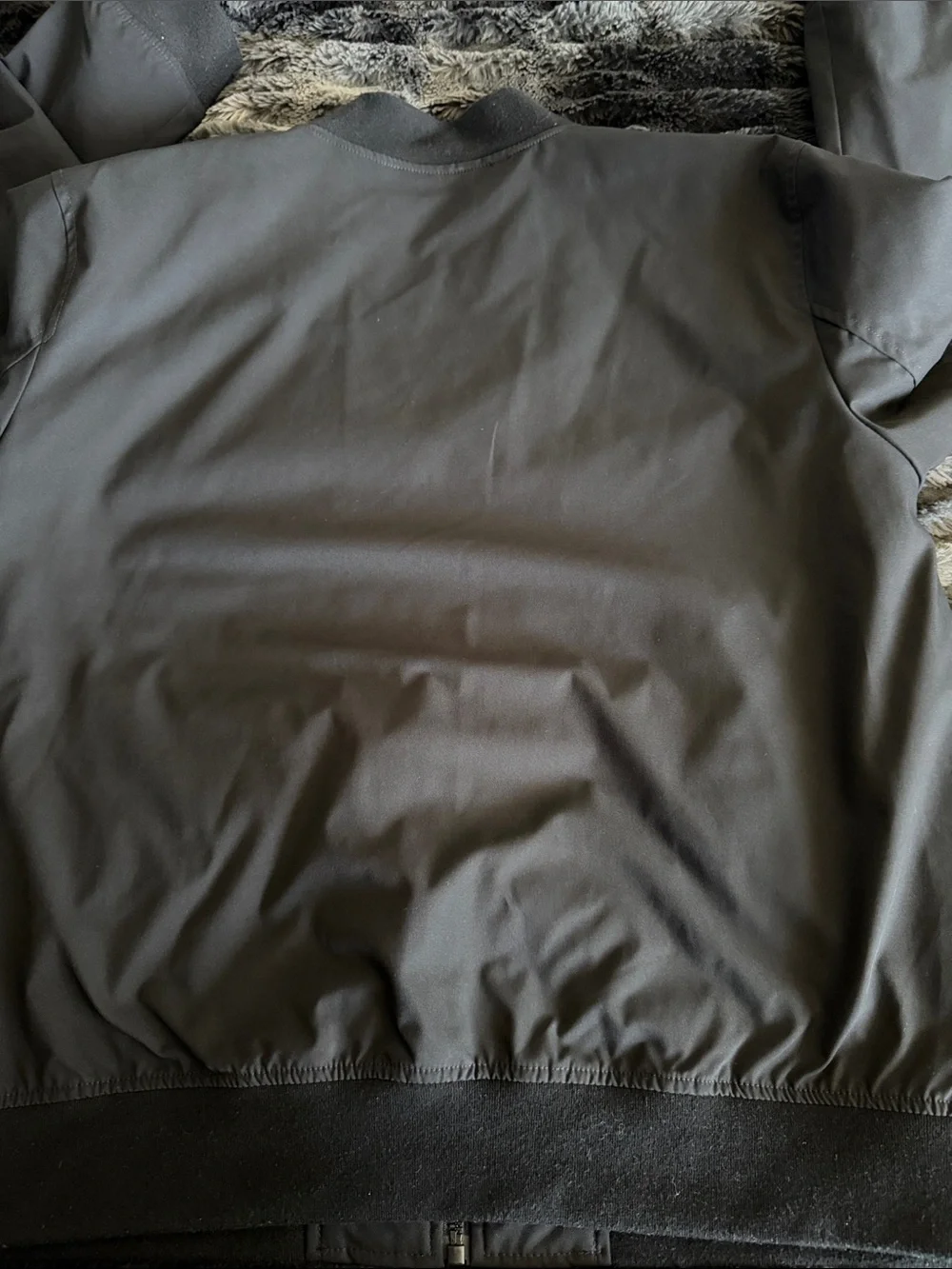 Levi's Black Men’s Bomber Jacket with Zip Chest Pocket